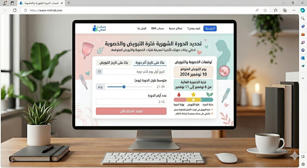 تحديد الدورة الشهرية فترة التبويض والخصوبة