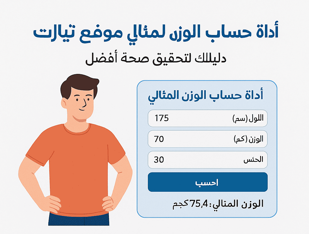 حساب الوزن المثالي