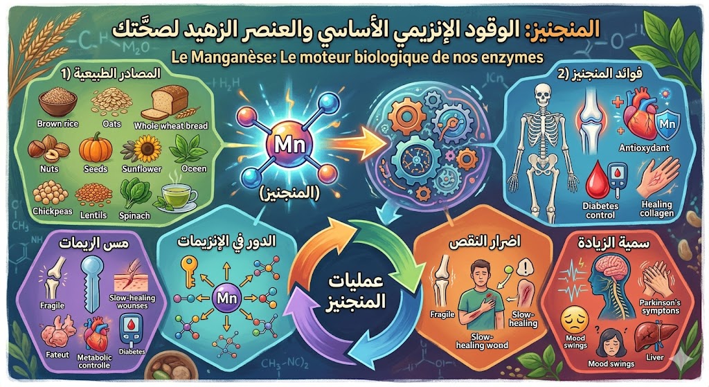 المنجنيز الوقود الإنزيمات الأساسي