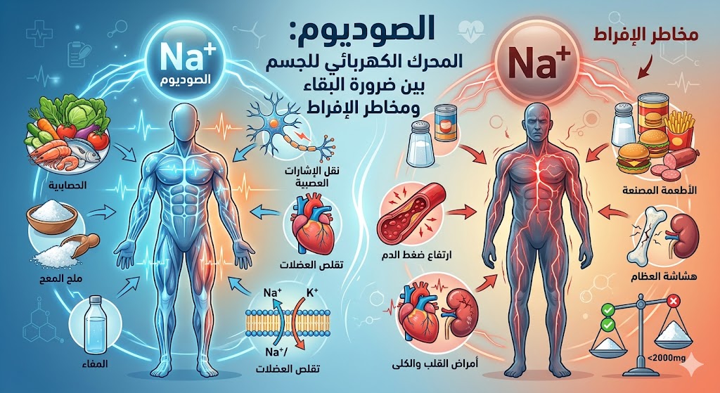 الصوديوم: المحرك الكهربائي للجسم