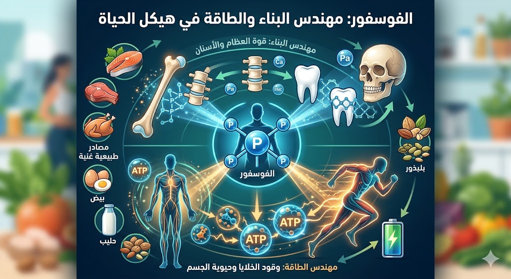الفوسفور: مهندس البناء والطاقة في هيكل الحياة