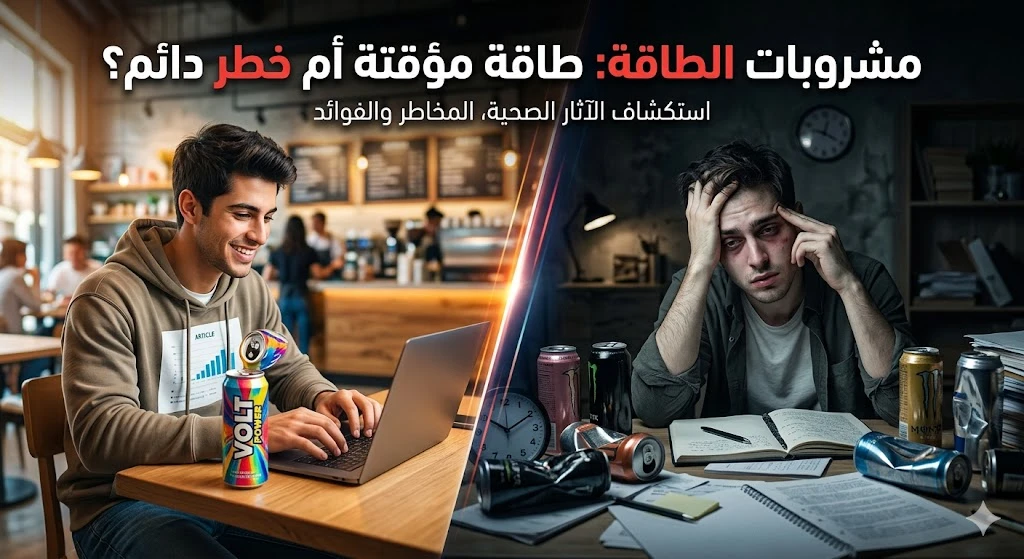 مشروبات الطاقة: طاقة مؤقتة أم خطر دائم؟