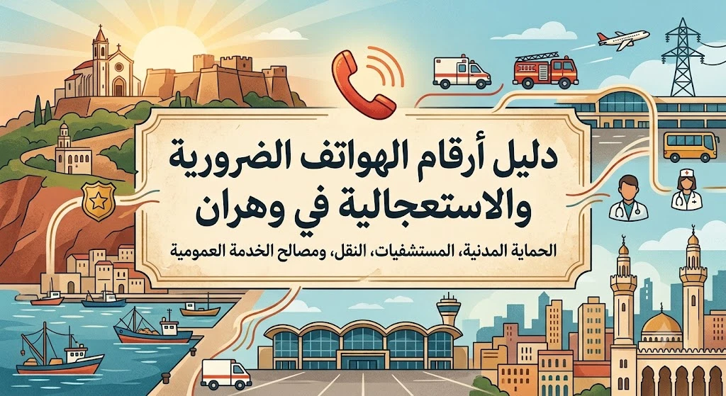 أرقام هواتف مهمة في وهران