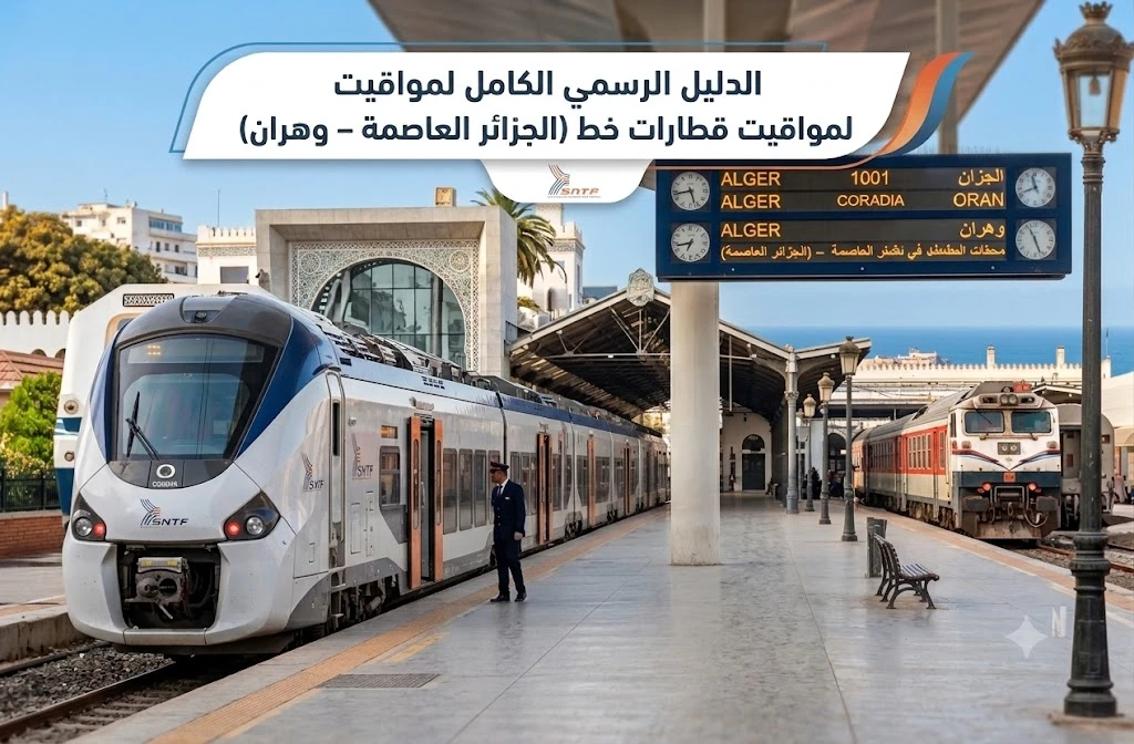 مواقيت قطارات خط (الجزائر العاصمة – وهران)